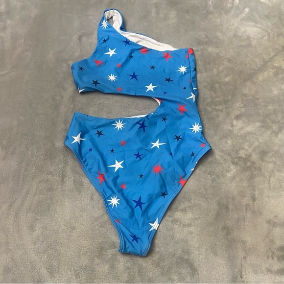 New! Beach Riot Celine Cutout One-Shoulder One-Piece Swimsuit 24493 - Picture 6 of 8